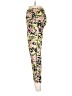 Lululemon Athletica Floral Yellow Pink Active Pants Size 4 - photo 5