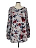 Lildy Gray Long Sleeve Blouse Size Lg - XL - photo 1