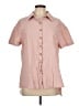Shein 100% Polyester Pink Short Sleeve Blouse Size L - photo 1
