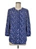 Not Your Daughter's Jeans 100% Polyester Blue 3/4 Sleeve Blouse Size M - photo 1
