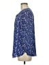 Not Your Daughter's Jeans 100% Polyester Blue 3/4 Sleeve Blouse Size M - photo 5