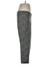 Anthropologie Animal Print Black Silver Active Pants Size L - photo 4