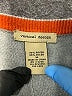 Vertical Design Color Block Gray Pullover Sweater Size M - photo 7
