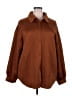 Unbranded Brown Long Sleeve Blouse Size 2X - photo 1