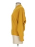Express Solid Yellow Pullover Sweater Size S - photo 5