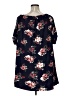 J for Justify Blue Short Sleeve Blouse Size XL - photo 2