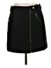 J.Crew 100% Polyester Solid Black Casual Skirt Size 2 - photo 1