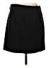 J.Crew 100% Polyester Solid Black Casual Skirt Size 2 - photo 2