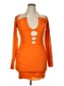 Unbranded Orange Cocktail Dress Size XL - photo 1