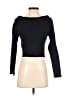 MPG 100% Acrylic Black Long Sleeve Top Size M - photo 2