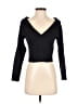 MPG 100% Acrylic Black Long Sleeve Top Size M - photo 1