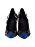 Giuseppe Zanotti Animal Print Blue Heels Size EU 37 - photo 2