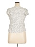 Urban Romantics 100% Rayon Ivory Short Sleeve Top Size XL - photo 2