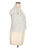 Urban Romantics 100% Rayon Ivory Short Sleeve Top Size XL - photo 4