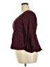 Torrid Burgundy 3/4 Sleeve Blouse Size 2X Plus (2) - photo 5
