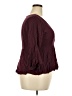 Torrid Burgundy 3/4 Sleeve Blouse Size 2X Plus (2) - photo 4
