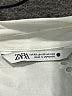Zara White 3/4 Sleeve Button-Down Shirt Size XS - photo 7