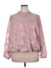 Torrid 100% Polyester Pink 3/4 Sleeve Blouse Size 2X Plus (2) - photo 1