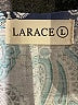 Larace Color Block Floral Tropical Blue Short Sleeve Top Size L - photo 7