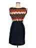 Pink Owl Graphic Blue Cocktail Dress Size M (estimated) - photo 1