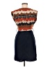 Pink Owl Graphic Blue Cocktail Dress Size M (estimated) - photo 2