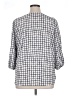 Apt. 9 Argyle Silver 3/4 Sleeve Blouse Size XL - photo 2