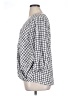 Apt. 9 Argyle Silver 3/4 Sleeve Blouse Size XL - photo 5