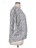 Apt. 9 Argyle Silver 3/4 Sleeve Blouse Size XL - photo 4