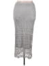 Chico's 100% Rayon Silver Casual Skirt Size XXL (4) - photo 1