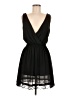 Blue Sand Solid Black Cocktail Dress Size M - photo 1
