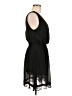 Blue Sand Solid Black Cocktail Dress Size M - photo 4