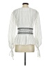 JOA White Long Sleeve Blouse Size S - photo 2