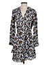 Sandro 100% Viscose Animal Print Brown Black Casual Dress Size EU (FR) 36 / US 4 - photo 1