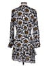 Sandro 100% Viscose Animal Print Brown Black Casual Dress Size EU (FR) 36 / US 4 - photo 2