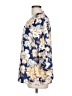 Unbranded Floral Blue 3/4 Sleeve Blouse Size L - photo 5