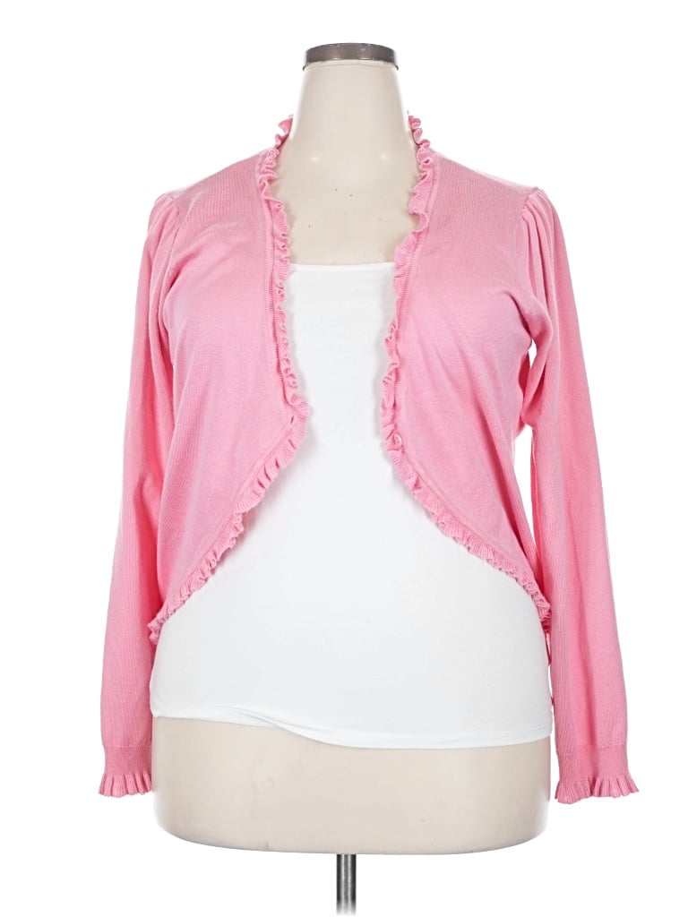 Pre-owned Grace Karin Cardigan Sweater In Pink