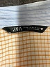 Zara Stripes Blue White Long Sleeve Button-Down Shirt Size XS - photo 7