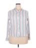 Rails Stripes White Long Sleeve Button-Down Shirt Size XXL - photo 1