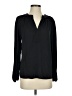 Simply Vera Vera Wang 100% Polyester Black Long Sleeve Blouse Size S - photo 1