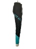 Shein Color Block Teal Black Active Pants Size 4 - photo 4