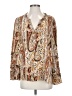 Kobi Halperin Paisley Ivory Long Sleeve Blouse Size S - photo 1