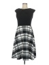 Assorted Brands Argyle Black Casual Dress Size 8 - photo 1