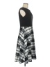 Assorted Brands Argyle Black Casual Dress Size 8 - photo 4