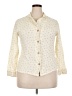 Assorted Brands 100% Cotton Ivory 3/4 Sleeve Button-Down Shirt Size XXL - photo 1