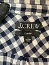 J.Crew Checkered-gingham Blue Long Sleeve Button-Down Shirt Size 2 - photo 7