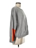 Vertical Design Color Block Gray Pullover Sweater Size M - photo 4