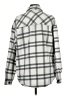 Thread & Supply 100% Polyester Plaid Gray Long Sleeve Blouse Size M - photo 2