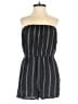 Lulus 100% Viscose Stripes Black Romper Size XS - photo 1