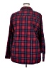 Jachs Girlfriend Plaid Red Long Sleeve Button-Down Shirt Size XXL - photo 2