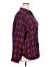Jachs Girlfriend Plaid Red Long Sleeve Button-Down Shirt Size XXL - photo 4